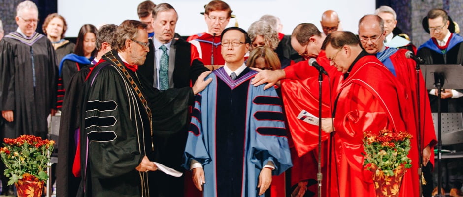 Installation of Dr. Dennis Ngien as the inaugural  Alister E. McGrath Chair of Christian Thought and Spirituality