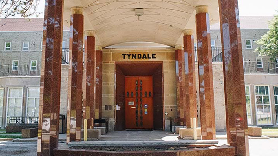 Entrance to Tyndale University