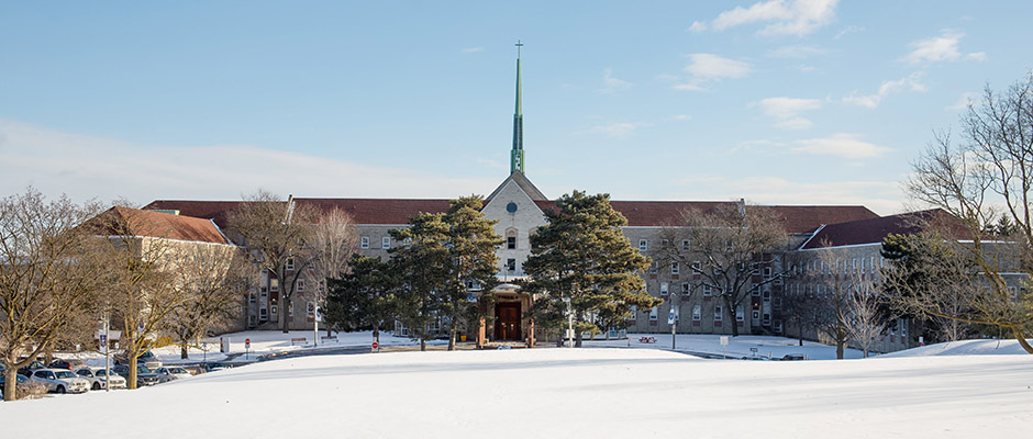 Tyndale campus in the snow