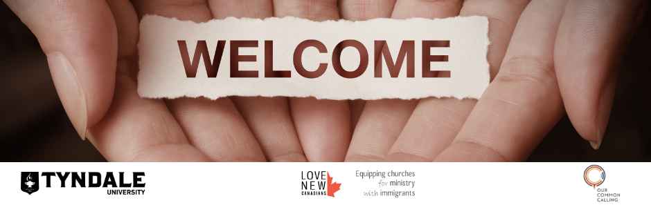 Photo Banner with two hands cupped and welcome written over the hands