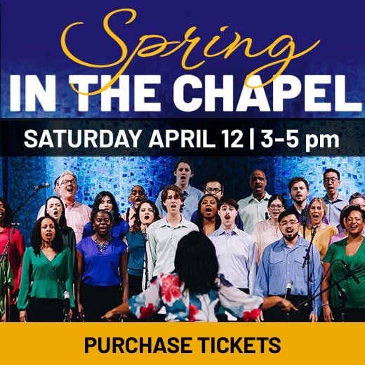 Spring in the Chapel Aprin 12, 2025 at 3 pm - purchase tickets