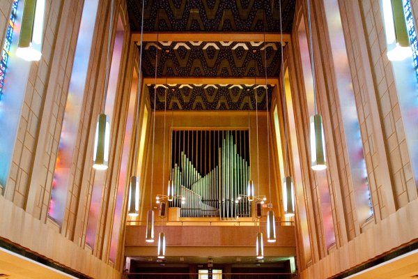 The Upper Balcony in Tyndale University's Chapel