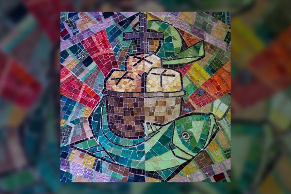 Mosaic Fish and Loaves