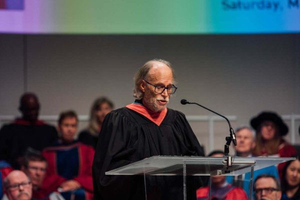 Man giving speech