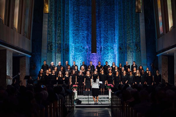 Tyndale Community Choir singing