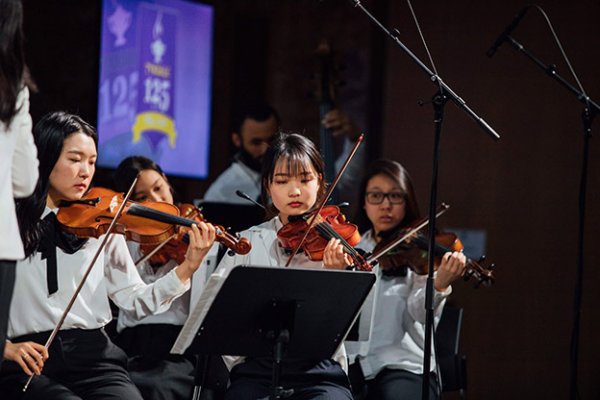 String ensemble performing