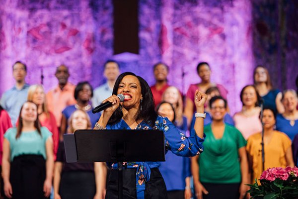 Dr. Melissa Davis singing