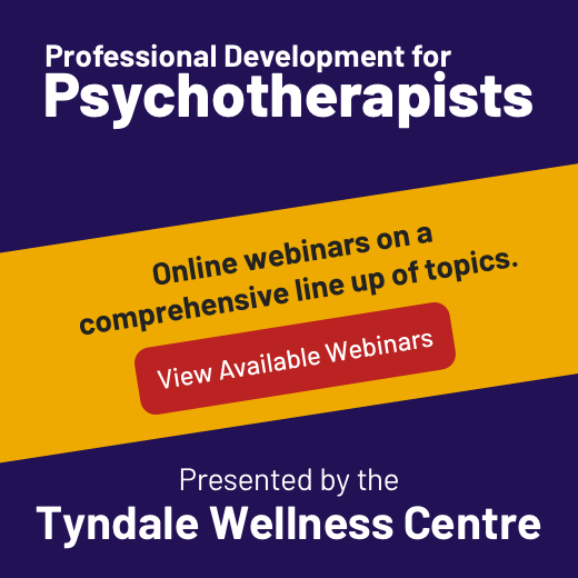 Professional Development for Psychotherapists - view available webinars